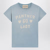 Valentino Light blue Panther Lady T-shirt
