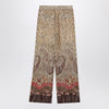 Valentino Paisley-print georgette trousers