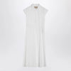 Valentino White midi dress with Sangallo embroidery