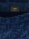 Fendi Ff Flocked Denim Backpack