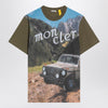 Moncler x Mercedes-Benz by Nigo Green printed cotton t-shirt