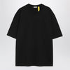 Moncler X A$AP Rocky Black cotton T-shirt with logo patch