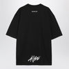 Moncler X A$AP Rocky Black cotton T-shirt with logo patch