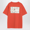 Moncler Genius Bright orange cotton t-shirt