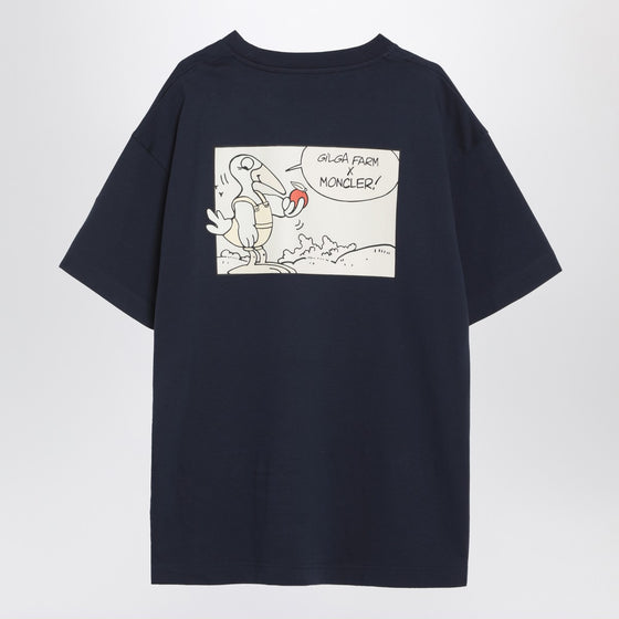Moncler Genius Blue cotton t-shirt