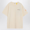 Moncler Genius Ivory white cotton t-shirt