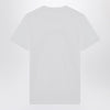 Moncler White crewneck T-shirt with logo print