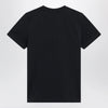 Moncler Navy blue T-shirt with logo embroidery
