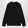 Moncler Black long-sleeved T-shirt with logo