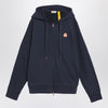 Moncler Genius Blue zip-up cotton sweatshirt