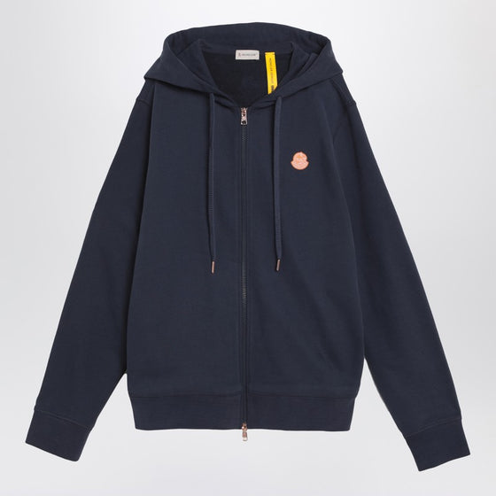 Moncler Genius Blue zip-up cotton sweatshirt