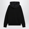 Moncler Black zip cardigan in cotton and nylon