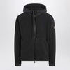 Moncler Grenoble Black Polartec hooded zip sweatshirt