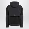 Moncler Grenoble Black Polartec hooded zip sweatshirt