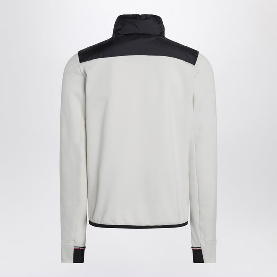 Moncler Grenoble Beige/black padded sweatshirt in Polartec