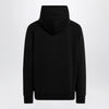 Moncler Black cotton hoodie with logo