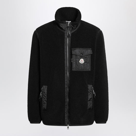 Moncler Black zip fleece