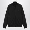 Moncler Black cotton zip hoodie