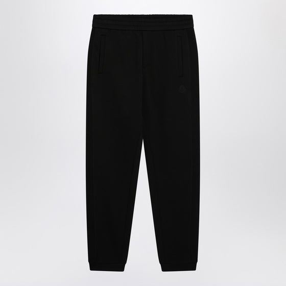 Moncler Black cotton jogging pants