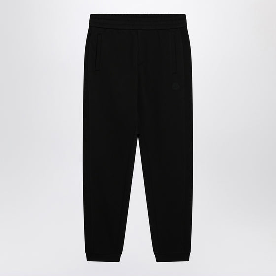 Moncler Black cotton jogging pants