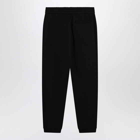 Moncler Black cotton jogging pants