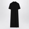 Moncler Black polo dress with logo