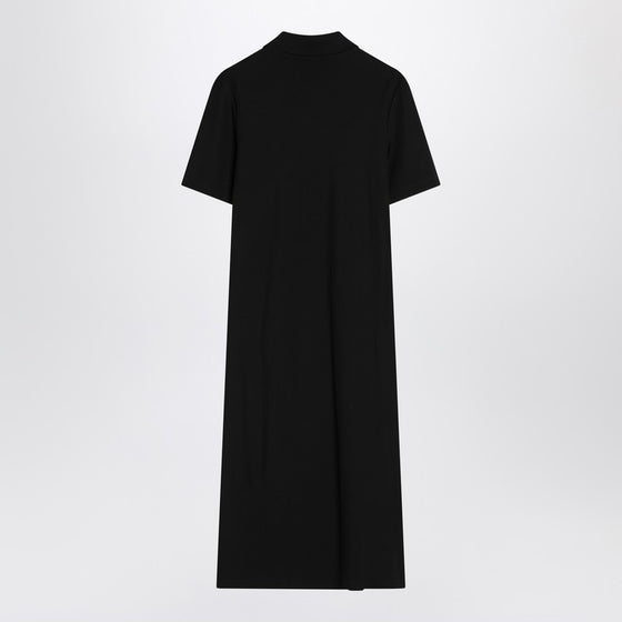 Moncler Black polo dress with logo