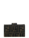 Fendi Ff Jacquard Cardholder
