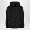 Valentino Black windbreaker with Vgold detail