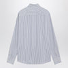 Valentino Ivory shirt with light blue and blue stripes