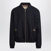 Valentino Navy bomber jacket with Vgold pockets