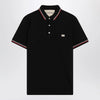 Valentino Black polo shirt with Vlogo Signature