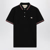 Valentino Black polo shirt with Vlogo Signature