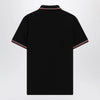 Valentino Black polo shirt with Vlogo Signature