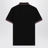 Valentino Black polo shirt with Vlogo Signature