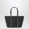Valentino Garavani Black Rockstud bag in grained calfskin