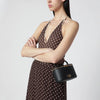 Valentino Garavani Vlogo Signature Mini Vanity Bag in black grained calfskin