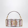 Valentino Small Locò shoulder bag in multicolour laminated elaphe leather