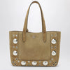 Valentino Garavani Medium Nellcôte tote bag in Havana suede