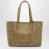 Valentino Garavani Medium Nellcôte tote bag in Havana suede