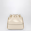 Valentino Garavani Vlogo ivory leather bucket bag