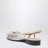 Valentino Garavani Valet Du Roi slingback ballerina ivory
