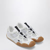 Valentino Amphibia sneakers in rubberised calfskin and white split leather