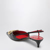 Valentino Black Vlogo Signature slingback pumps