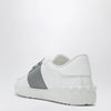 Valentino Garavani White/Dark Steel Open Sneakers