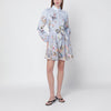 ZIMMERMANN Rebellion blue Aviary mini dress