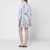 ZIMMERMANN Rebellion blue Aviary mini dress