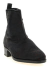 John Lobb Freddi Bristle Hide Ankle Boots