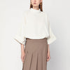 MKDT Studio Ivory Bailee blouse in crêpe georgette