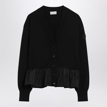  Moncler Black cashmere-blend cardigan